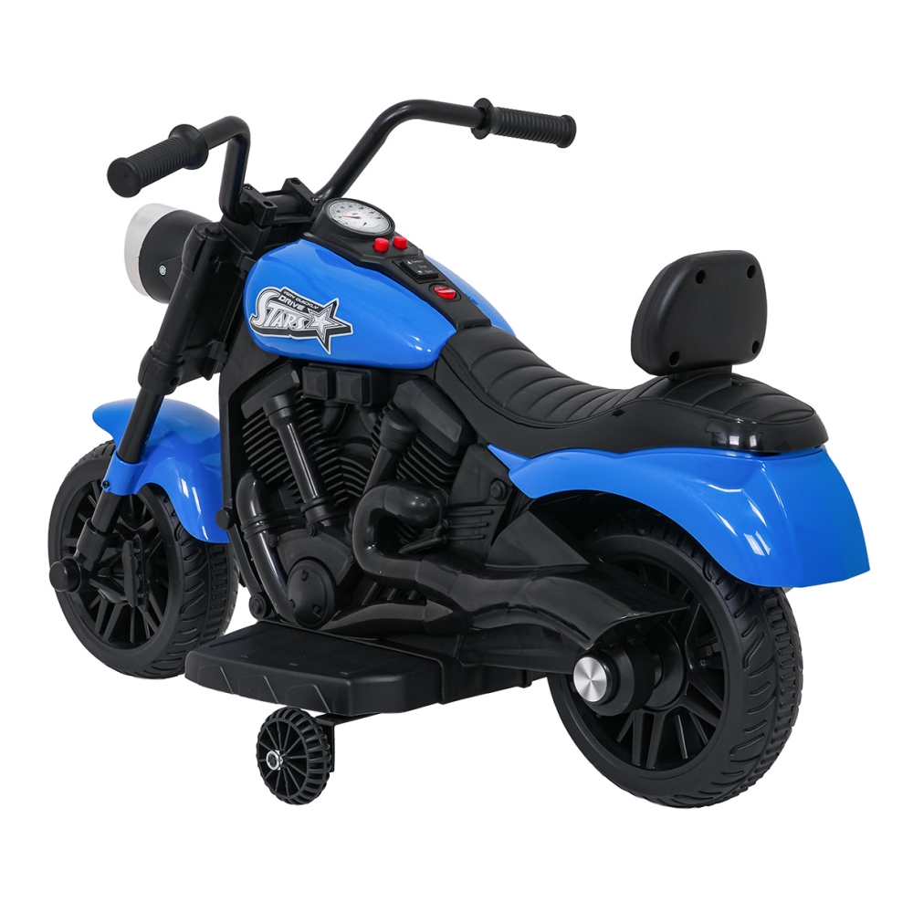Elektrinis motociklas Motor STAR, Blue-Elektromobiliai vaikams, Motociklai-e-vaikas