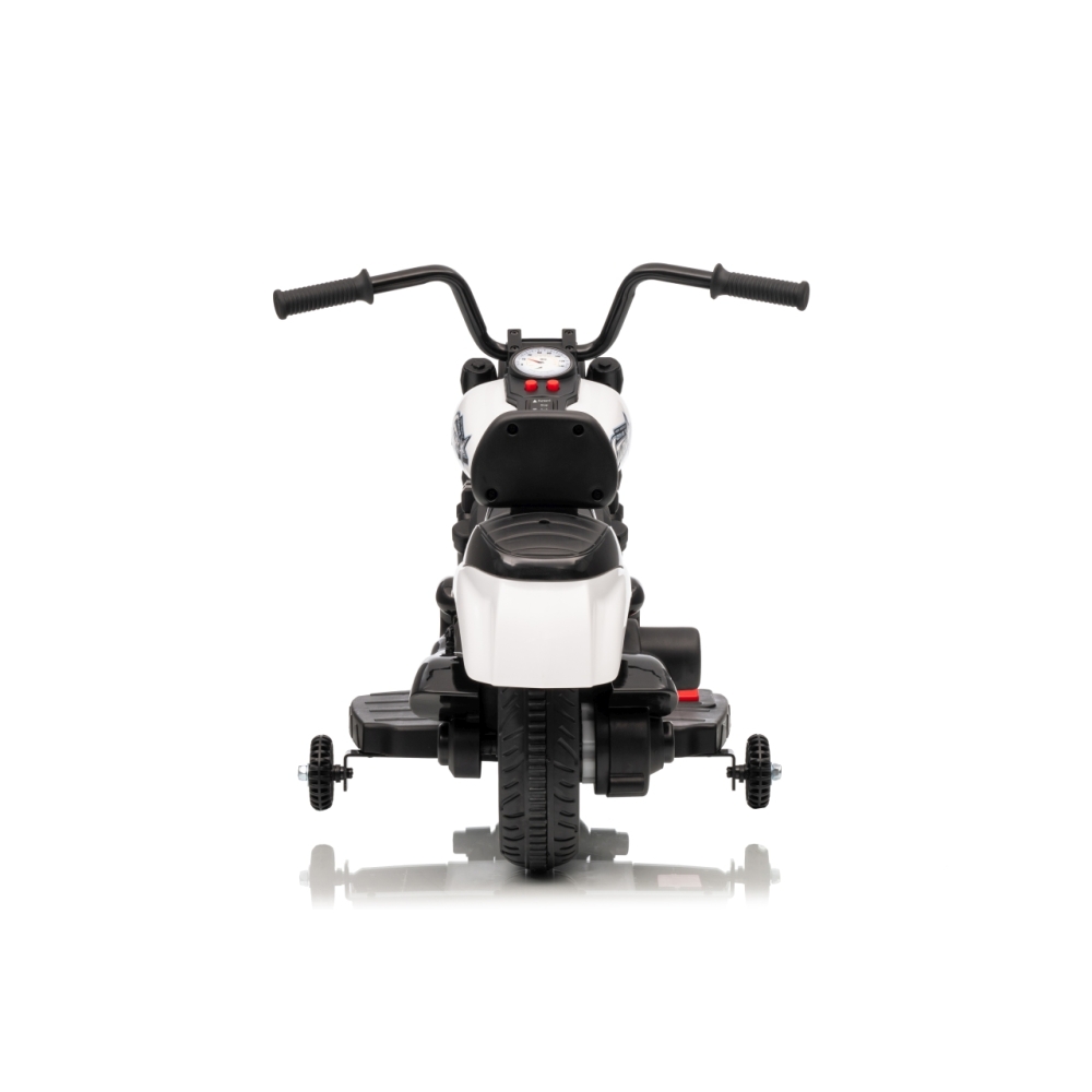 Elektrinis motociklas Motor STAR, White-Elektromobiliai vaikams, Motociklai-e-vaikas