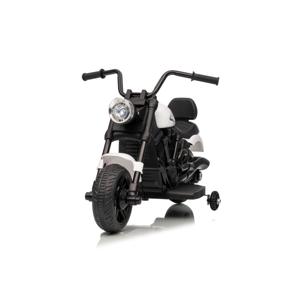 Elektrinis motociklas Motor STAR, White-Elektromobiliai vaikams, Motociklai-e-vaikas