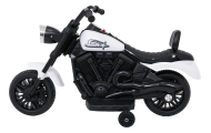 Elektrinis motociklas Motor STAR, White-Elektromobiliai vaikams, Motociklai-e-vaikas