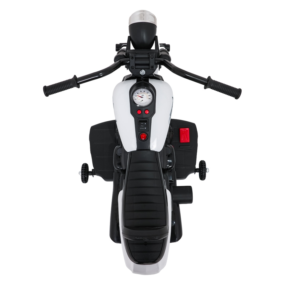 Elektrinis motociklas Motor STAR, White-Elektromobiliai vaikams, Motociklai-e-vaikas