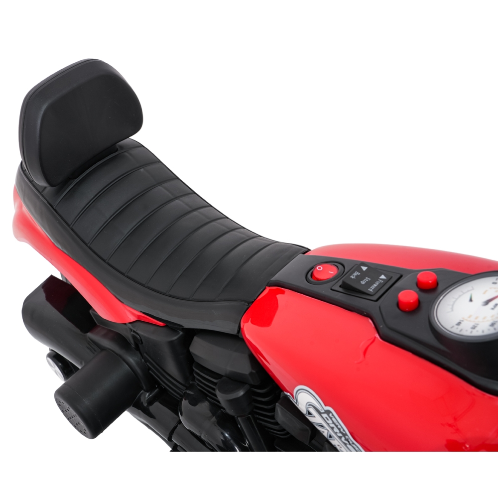 Elektrinis motociklas Motor STAR, Red-Elektromobiliai vaikams, Motociklai-e-vaikas