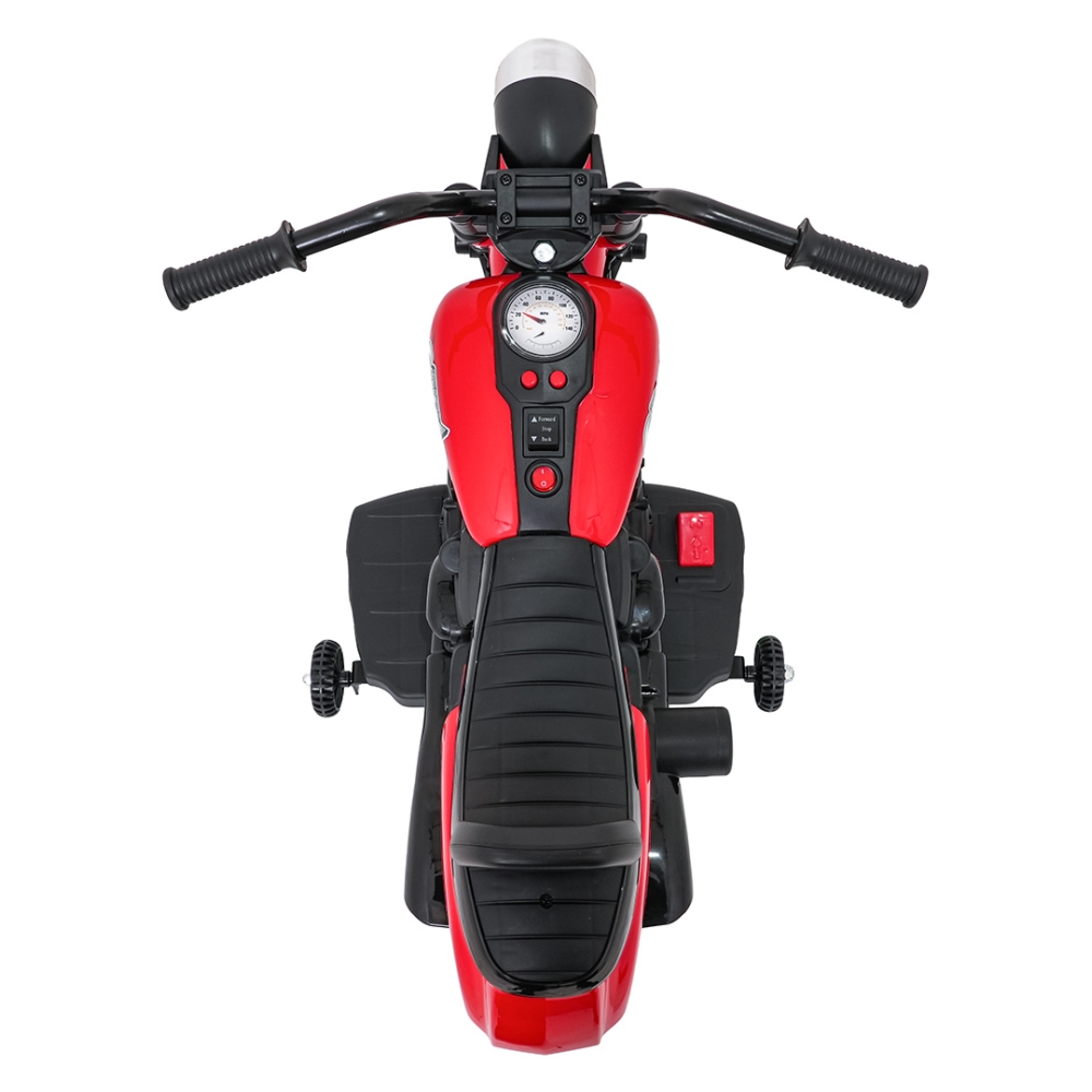 Elektrinis motociklas Motor STAR, Red-Elektromobiliai vaikams, Motociklai-e-vaikas