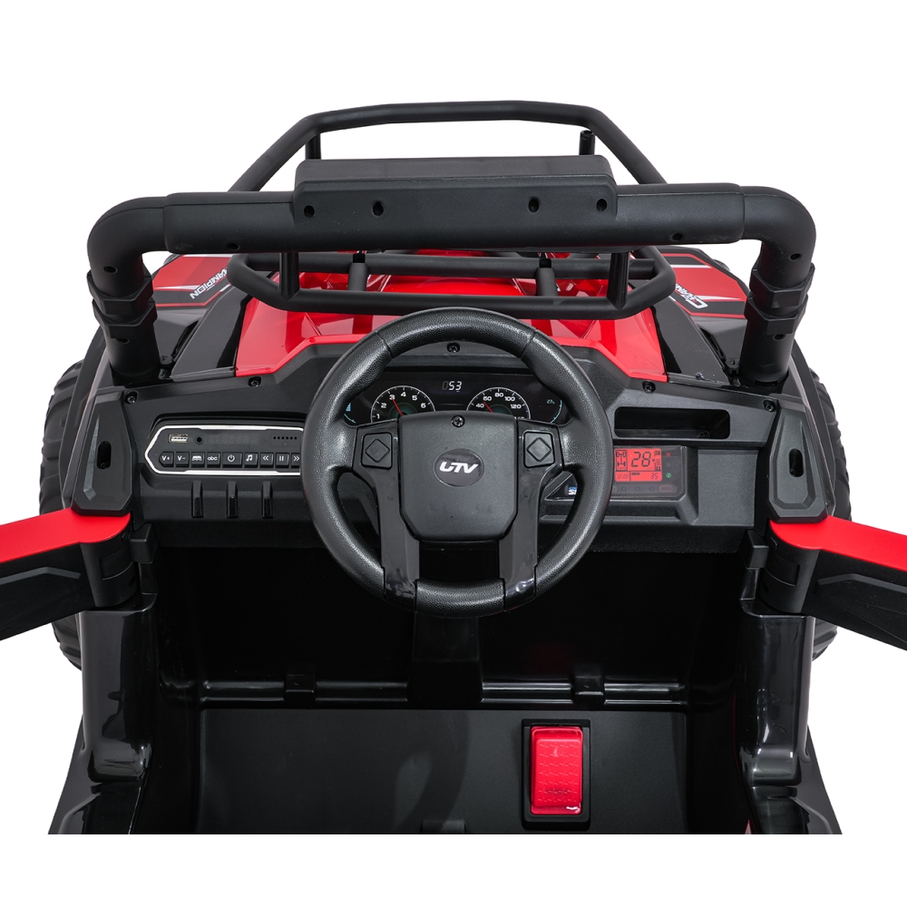 Elektromobilis UTV LIFT, Red-Elektromobiliai vaikams, Keturračiai ir bagiai-e-vaikas