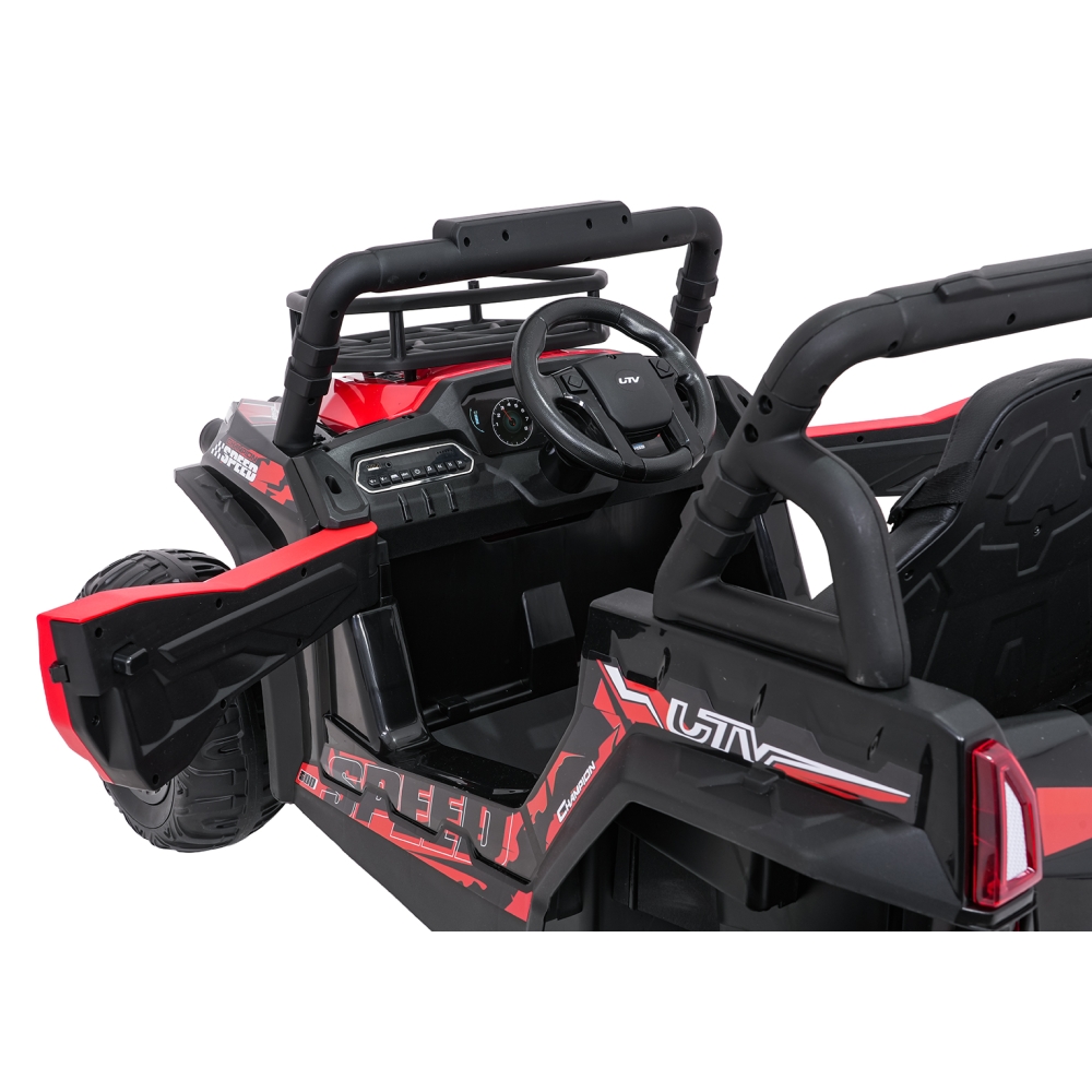 Elektromobilis UTV LIFT, Red-Elektromobiliai vaikams, Keturračiai ir bagiai-e-vaikas