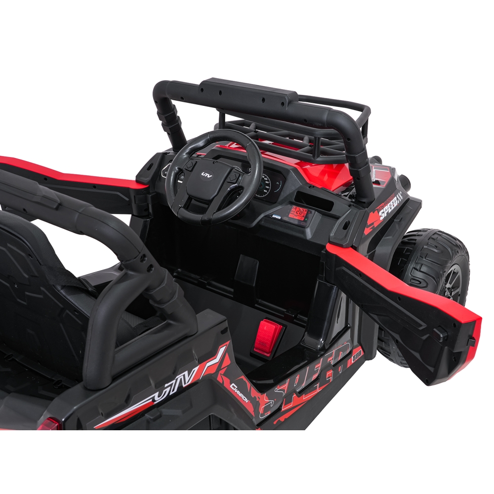 Elektromobilis UTV LIFT, Red-Elektromobiliai vaikams, Keturračiai ir bagiai-e-vaikas