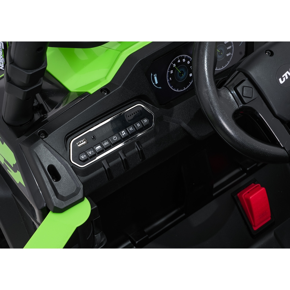 Elektromobilis UTV LIFT, Green-Elektromobiliai vaikams, Keturračiai ir bagiai-e-vaikas