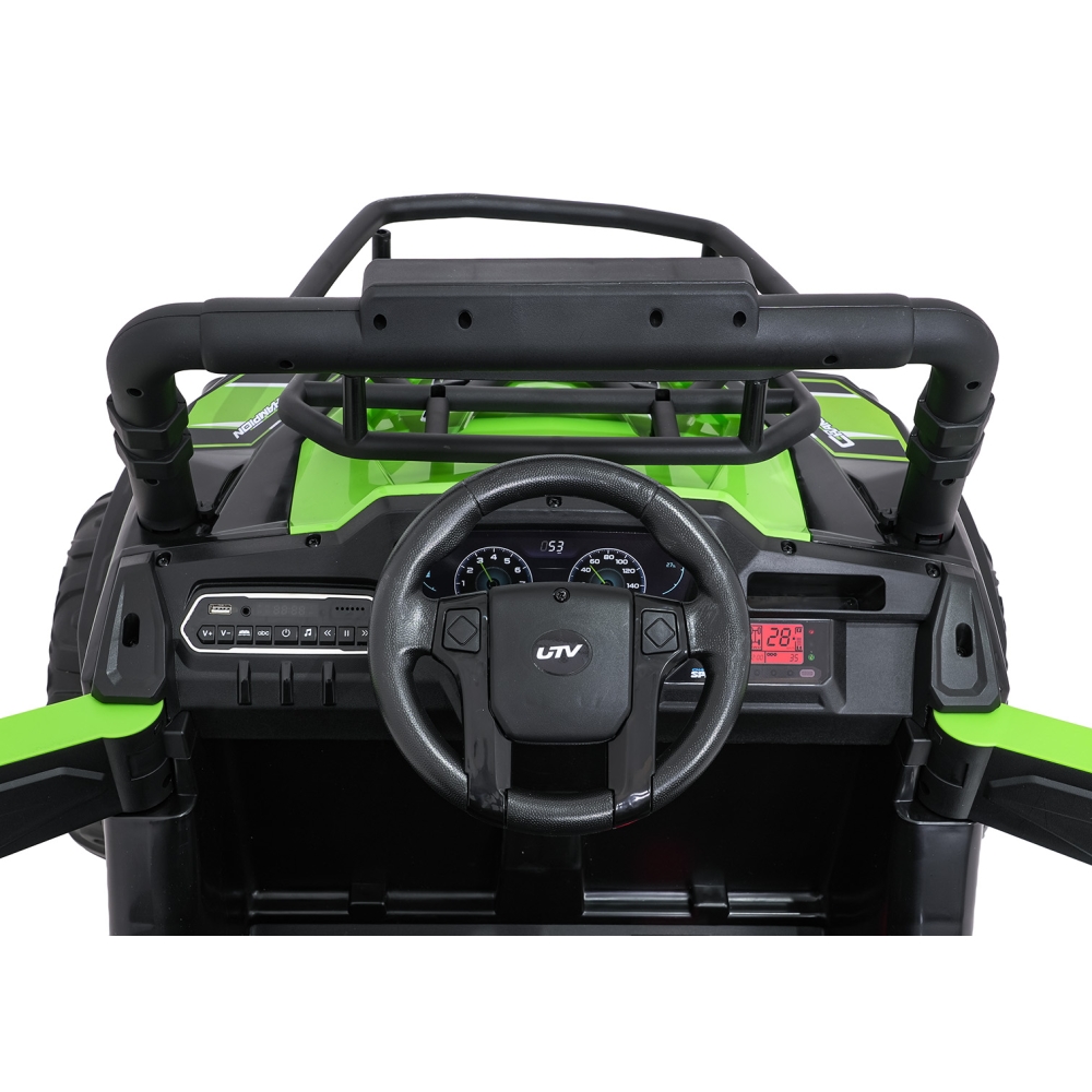 Elektromobilis UTV LIFT, Green-Elektromobiliai vaikams, Keturračiai ir bagiai-e-vaikas