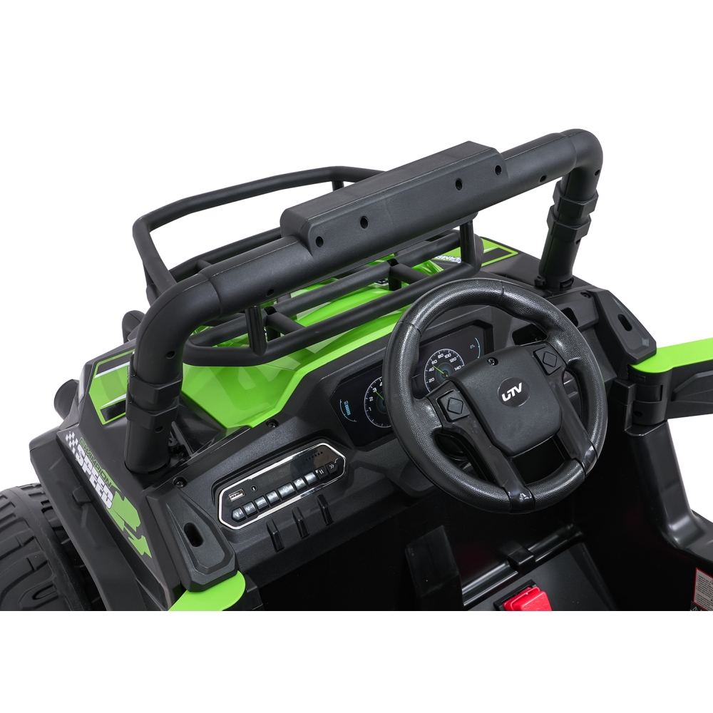 Elektromobilis UTV LIFT, Green-Elektromobiliai vaikams, Keturračiai ir bagiai-e-vaikas