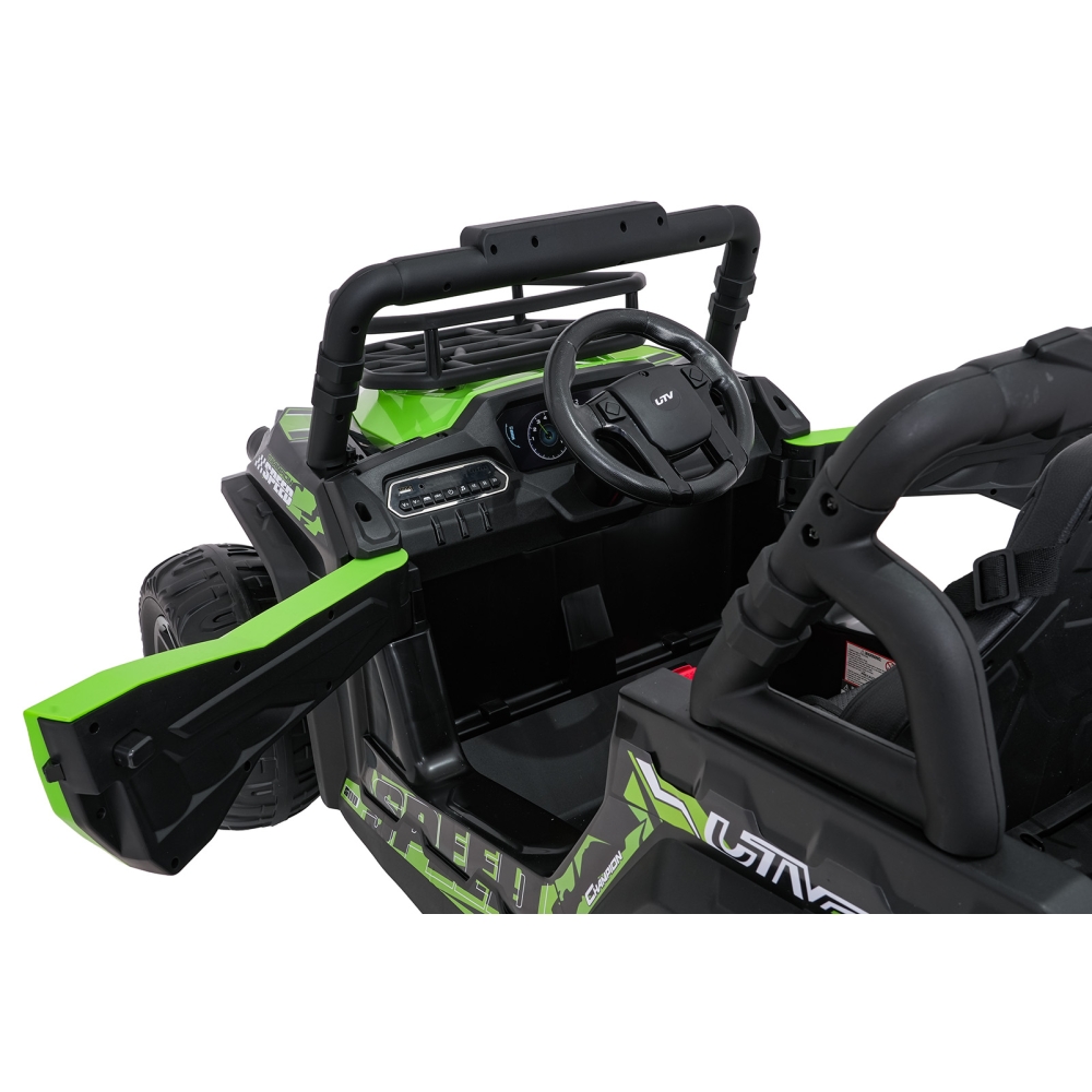 Elektromobilis UTV LIFT, Green-Elektromobiliai vaikams, Keturračiai ir bagiai-e-vaikas