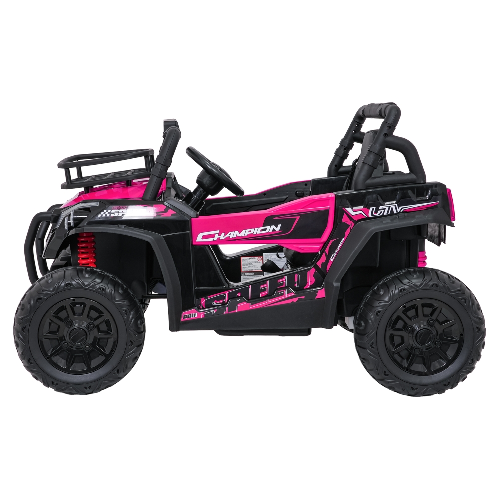 Elektromobilis UTV LIFT, Pink-Elektromobiliai vaikams, Keturračiai ir bagiai-e-vaikas