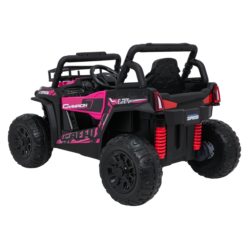 Elektromobilis UTV LIFT, Pink-Elektromobiliai vaikams, Keturračiai ir bagiai-e-vaikas