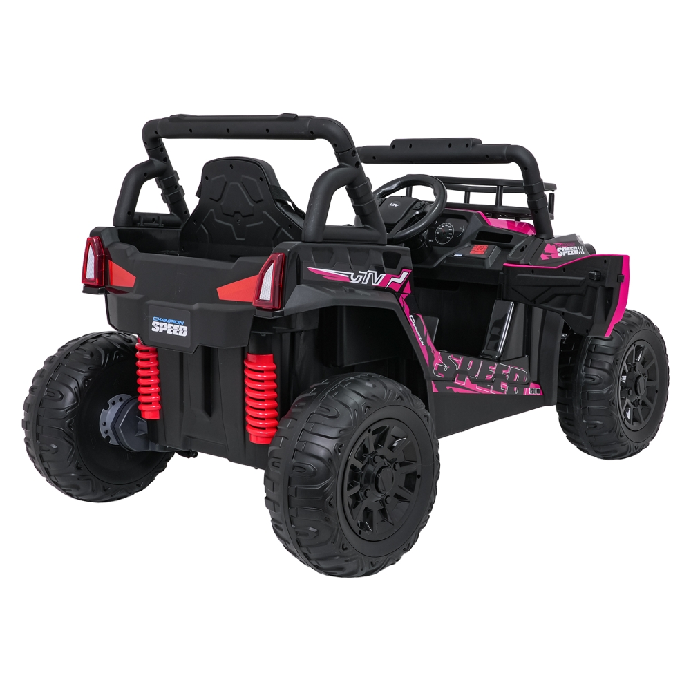 Elektromobilis UTV LIFT, Pink-Elektromobiliai vaikams, Keturračiai ir bagiai-e-vaikas