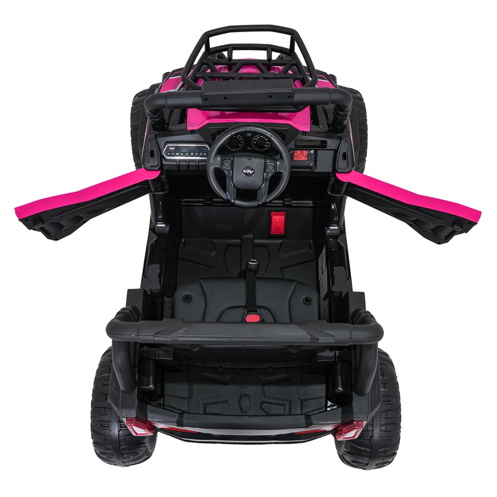 Elektromobilis UTV LIFT, Pink-Elektromobiliai vaikams, Keturračiai ir bagiai-e-vaikas