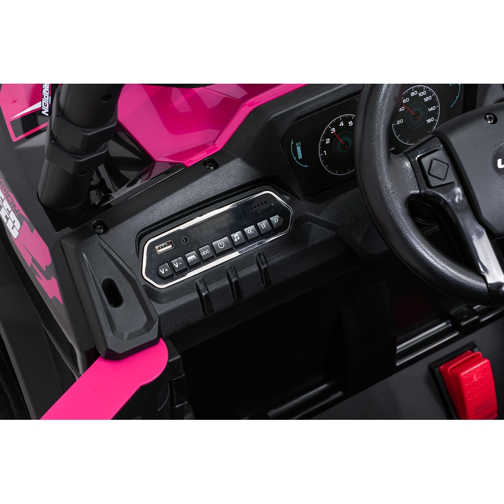 Elektromobilis UTV LIFT, Pink-Elektromobiliai vaikams, Keturračiai ir bagiai-e-vaikas