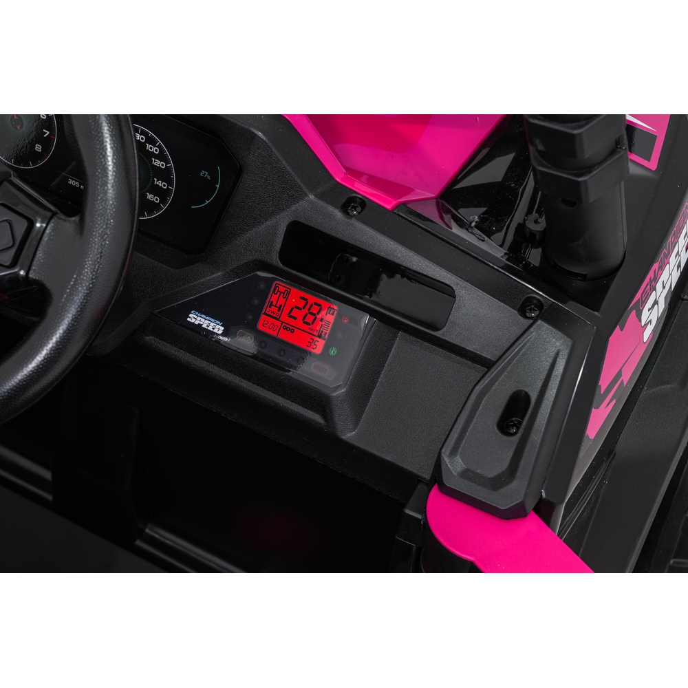 Elektromobilis UTV LIFT, Pink-Elektromobiliai vaikams, Keturračiai ir bagiai-e-vaikas