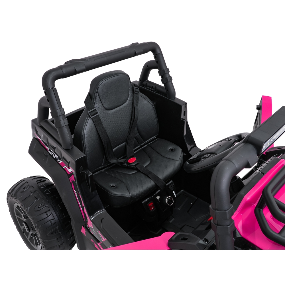Elektromobilis UTV LIFT, Pink-Elektromobiliai vaikams, Keturračiai ir bagiai-e-vaikas