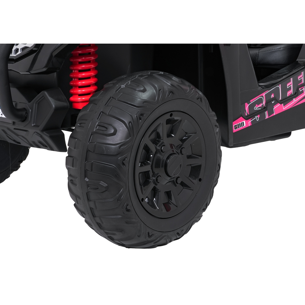 Elektromobilis UTV LIFT, Pink-Elektromobiliai vaikams, Keturračiai ir bagiai-e-vaikas
