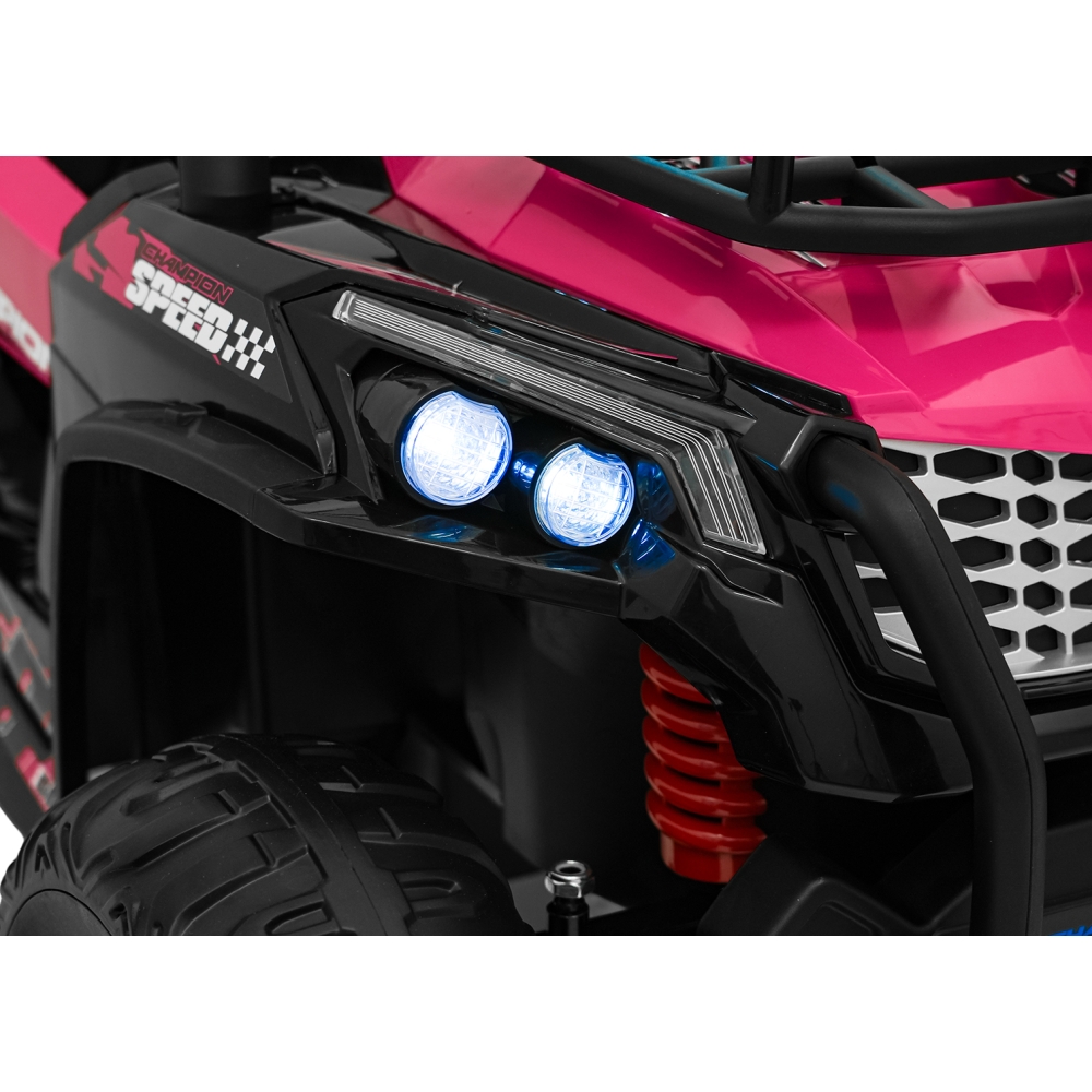 Elektromobilis UTV LIFT, Pink-Elektromobiliai vaikams, Keturračiai ir bagiai-e-vaikas