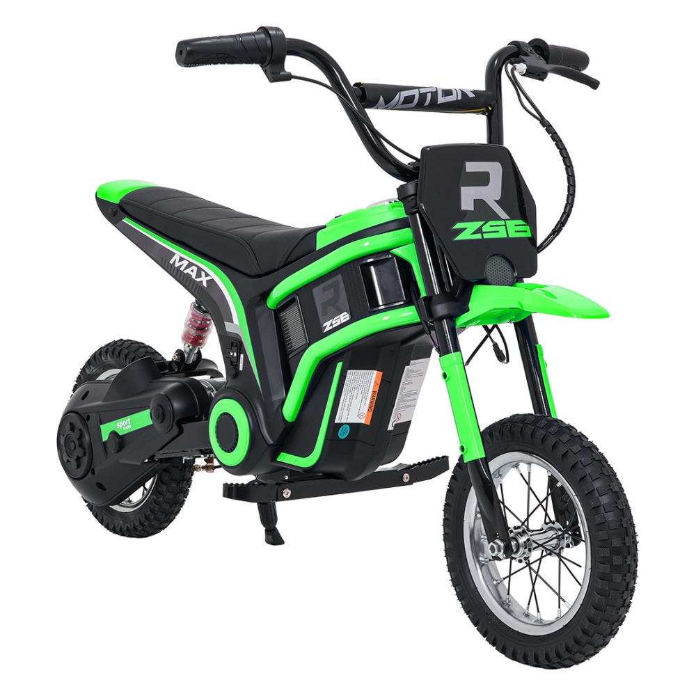 Elektrinis motociklas Motor RZ56 MAX, Green-Elektromobiliai vaikams, Motociklai-e-vaikas