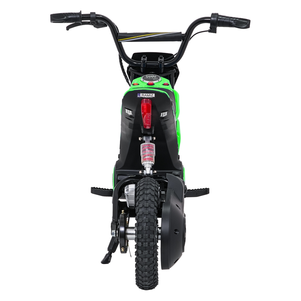 Elektrinis motociklas Motor RZ56 MAX, Green-Elektromobiliai vaikams, Motociklai-e-vaikas