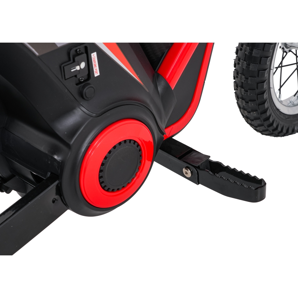 Elektrinis motociklas Motor RZ56 MAX, Red-Elektromobiliai vaikams, Motociklai-e-vaikas
