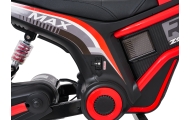 Elektrinis motociklas Motor RZ56 MAX, Red-Elektromobiliai vaikams, Motociklai-e-vaikas