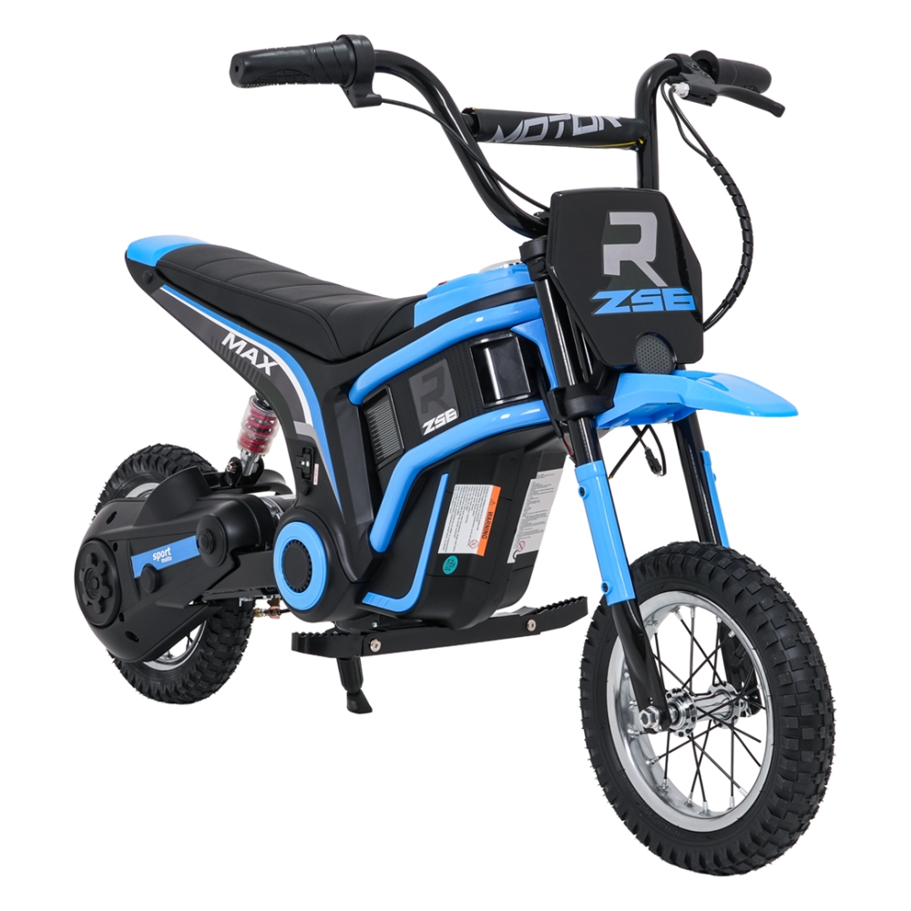 Elektrinis motociklas Motor RZ56 MAX, Blue-Elektromobiliai vaikams, Motociklai-e-vaikas