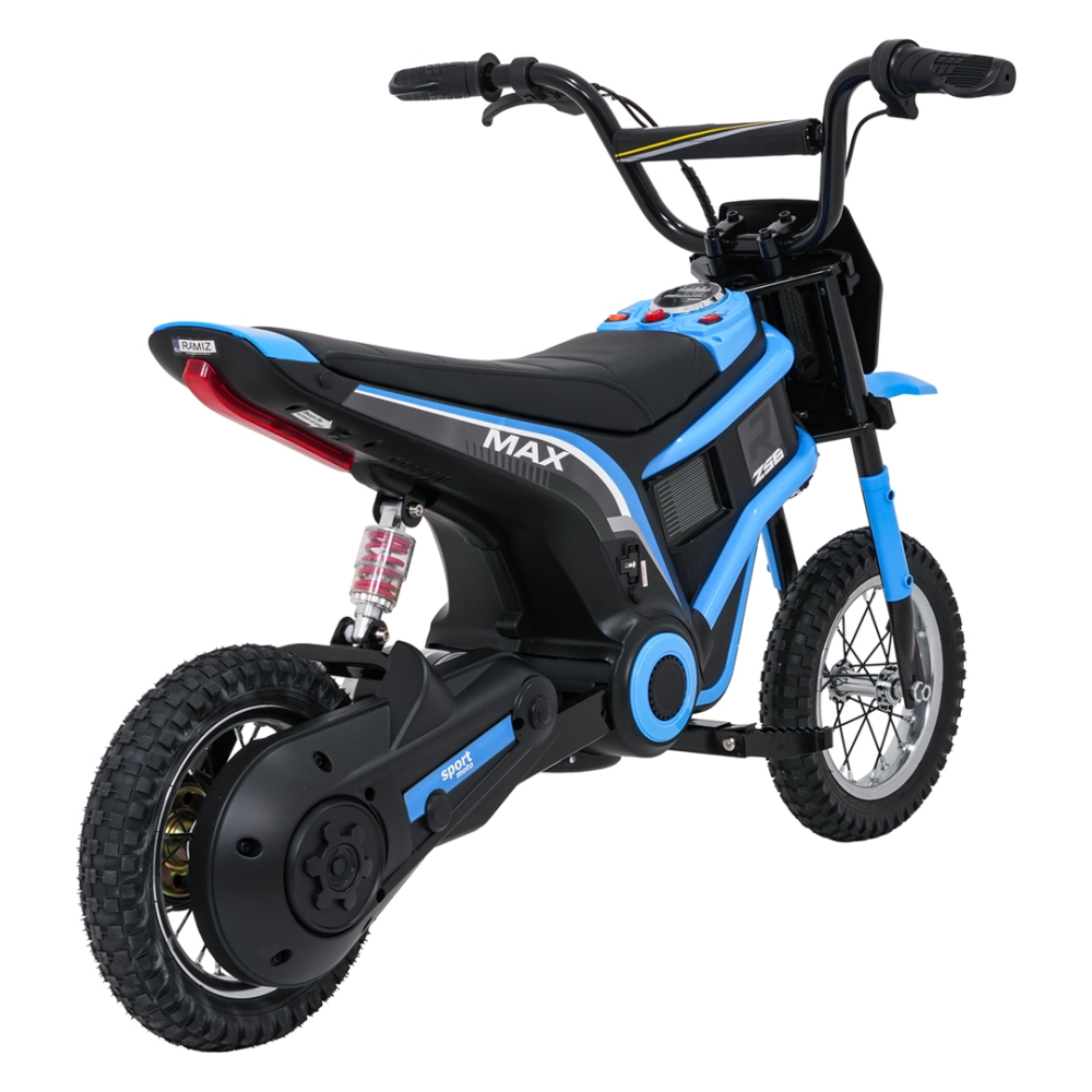 Elektrinis motociklas Motor RZ56 MAX, Blue-Elektromobiliai vaikams, Motociklai-e-vaikas