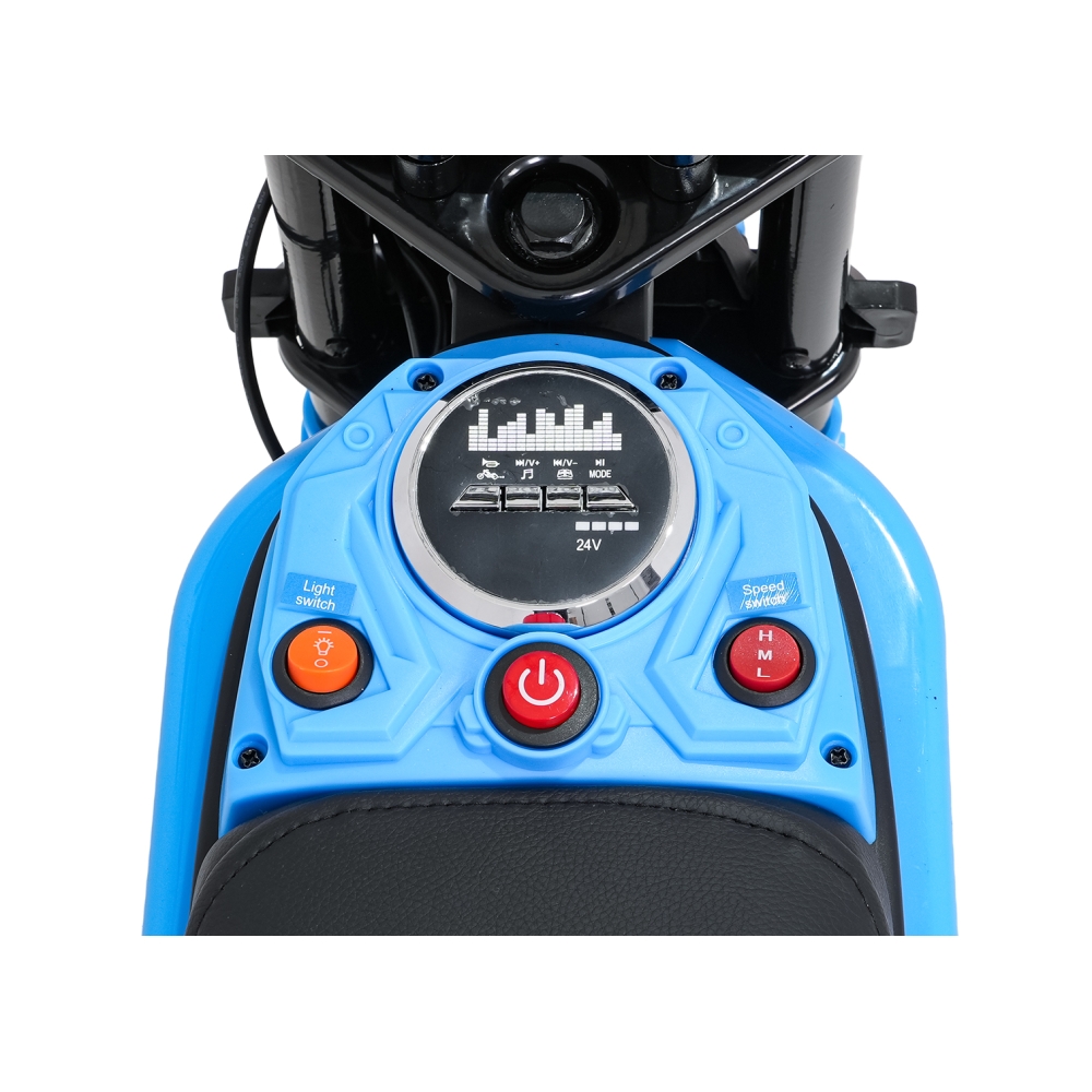 Elektrinis motociklas Motor RZ56 MAX, Blue-Elektromobiliai vaikams, Motociklai-e-vaikas