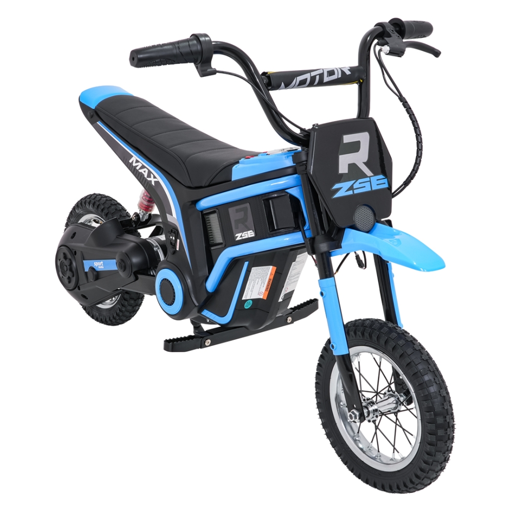 Elektrinis motociklas Motor RZ56 MAX, Blue-Elektromobiliai vaikams, Motociklai-e-vaikas