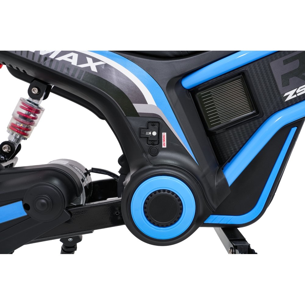 Elektrinis motociklas Motor RZ56 MAX, Blue-Elektromobiliai vaikams, Motociklai-e-vaikas