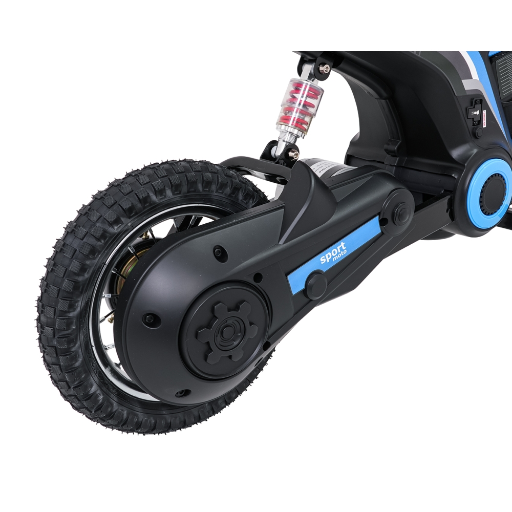 Elektrinis motociklas Motor RZ56 MAX, Blue-Elektromobiliai vaikams, Motociklai-e-vaikas