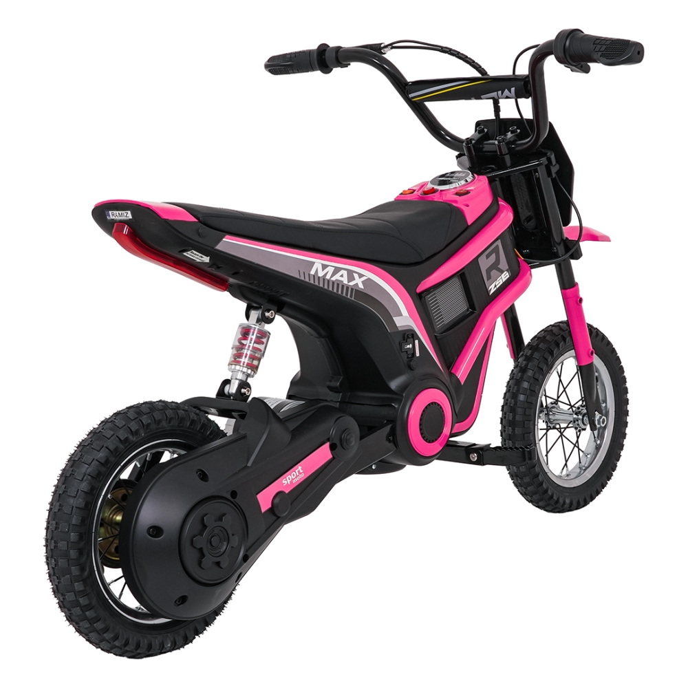 Elektrinis motociklas Motor RZ56 MAX, Pink-Elektromobiliai vaikams, Motociklai-e-vaikas