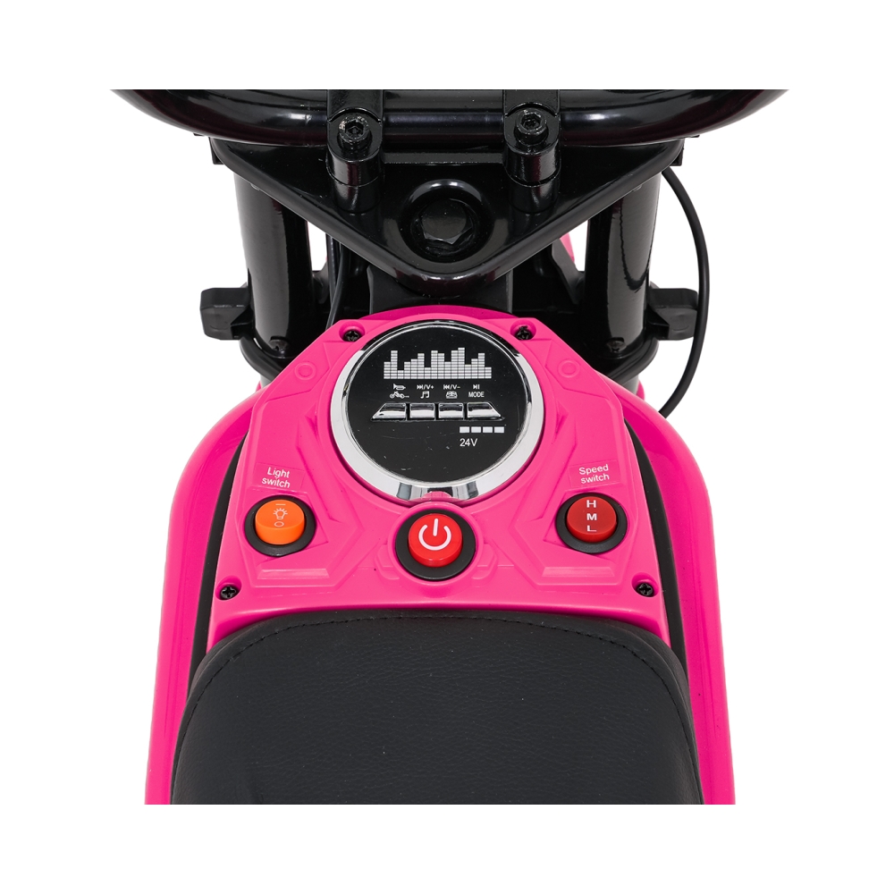 Elektrinis motociklas Motor RZ56 MAX, Pink-Elektromobiliai vaikams, Motociklai-e-vaikas