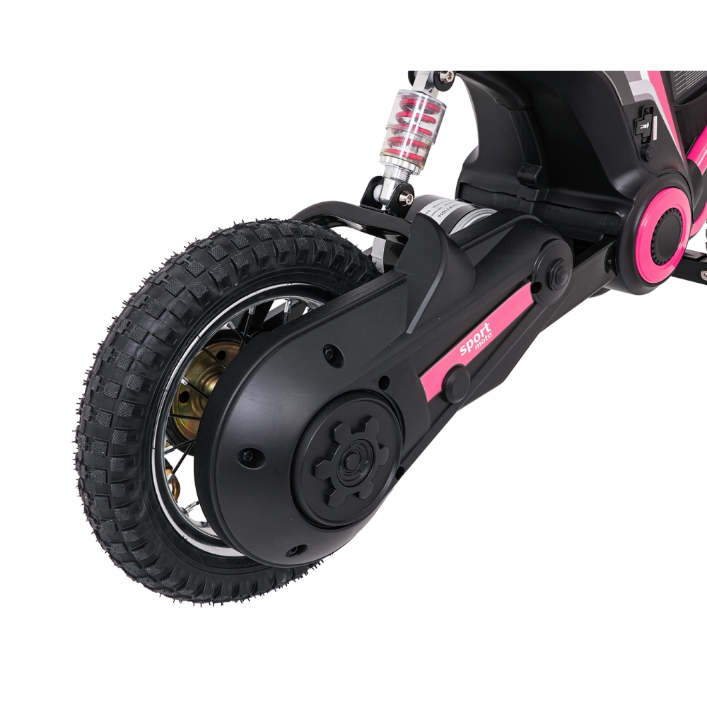 Elektrinis motociklas Motor RZ56 MAX, Pink-Elektromobiliai vaikams, Motociklai-e-vaikas