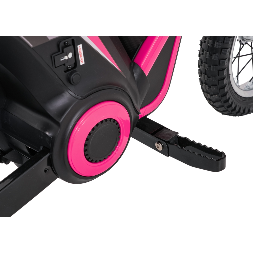 Elektrinis motociklas Motor RZ56 MAX, Pink-Elektromobiliai vaikams, Motociklai-e-vaikas