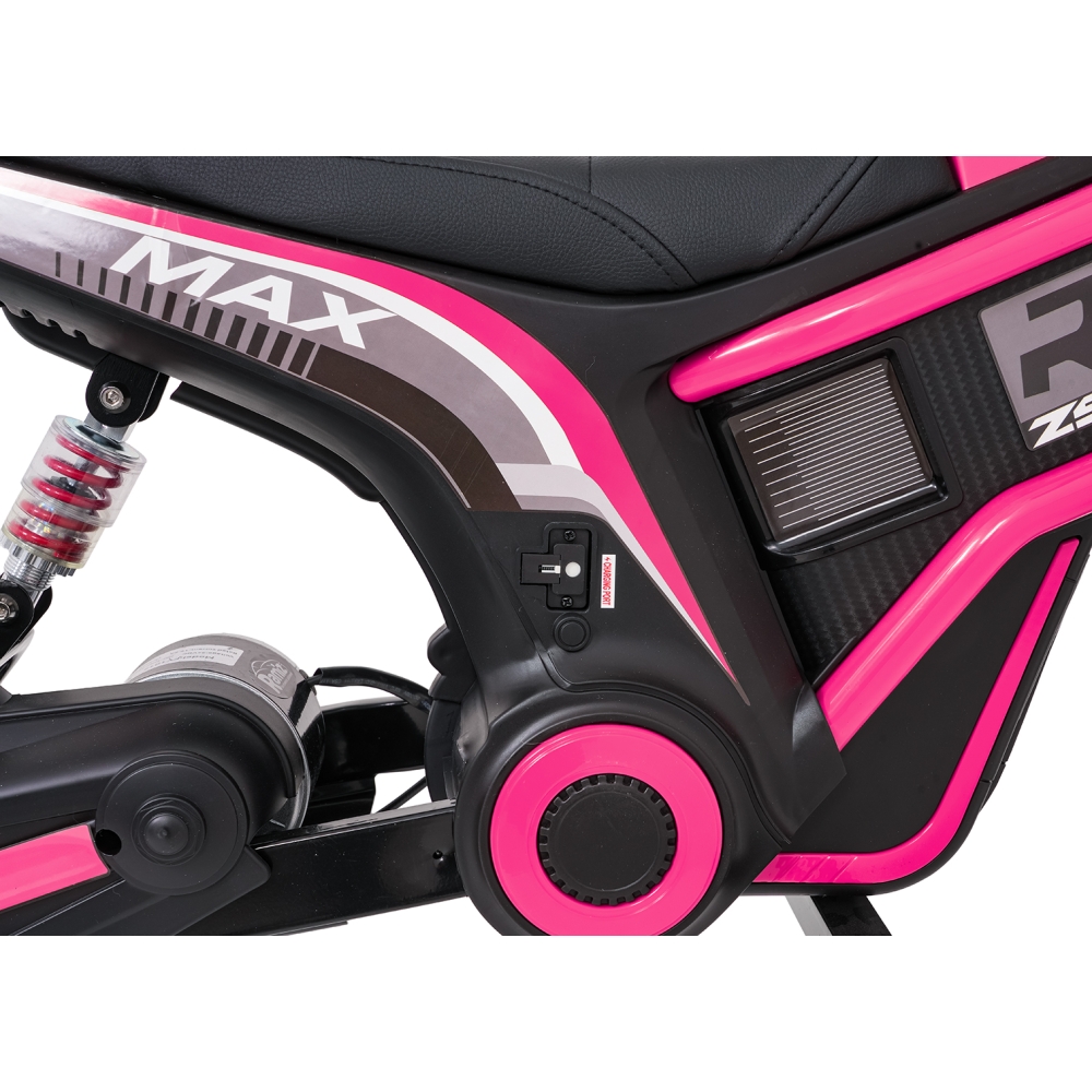 Elektrinis motociklas Motor RZ56 MAX, Pink-Elektromobiliai vaikams, Motociklai-e-vaikas