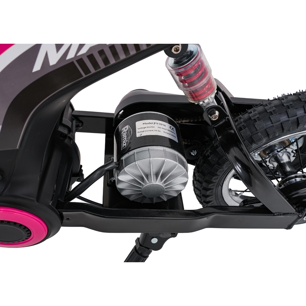 Elektrinis motociklas Motor RZ56 MAX, Pink-Elektromobiliai vaikams, Motociklai-e-vaikas