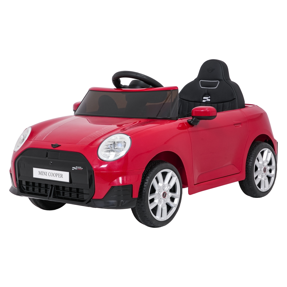 Elektromobilis Mini Cooper, Red-Elektromobiliai vaikams, Mašinos-e-vaikas