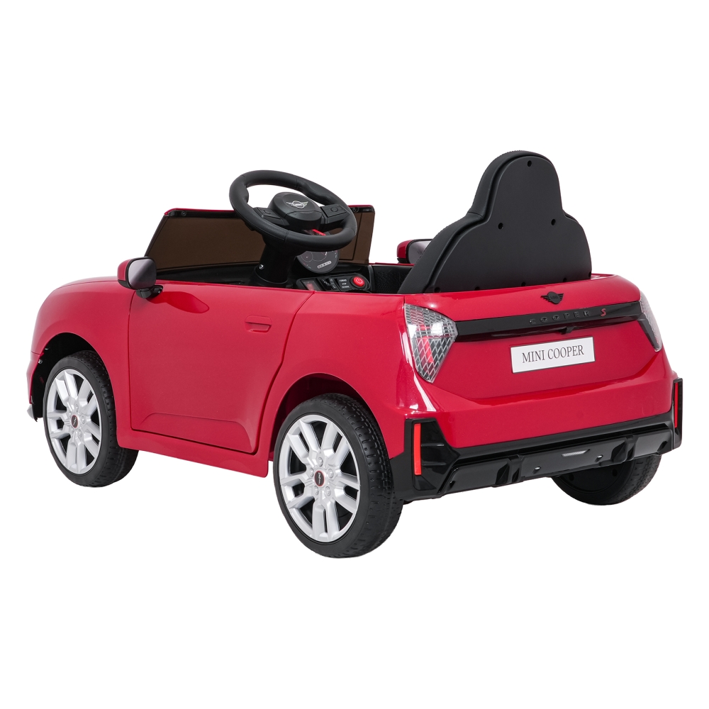Elektromobilis Mini Cooper, Red-Elektromobiliai vaikams, Mašinos-e-vaikas