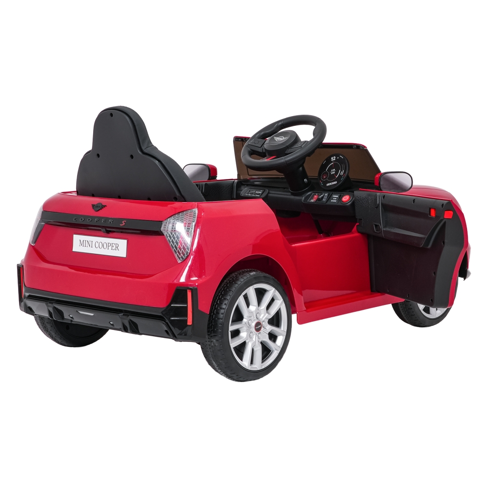Elektromobilis Mini Cooper, Red-Elektromobiliai vaikams, Mašinos-e-vaikas