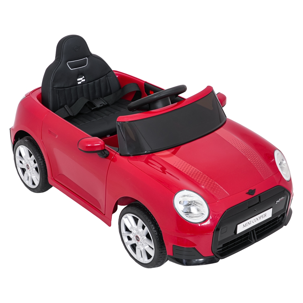 Elektromobilis Mini Cooper, Red-Elektromobiliai vaikams, Mašinos-e-vaikas