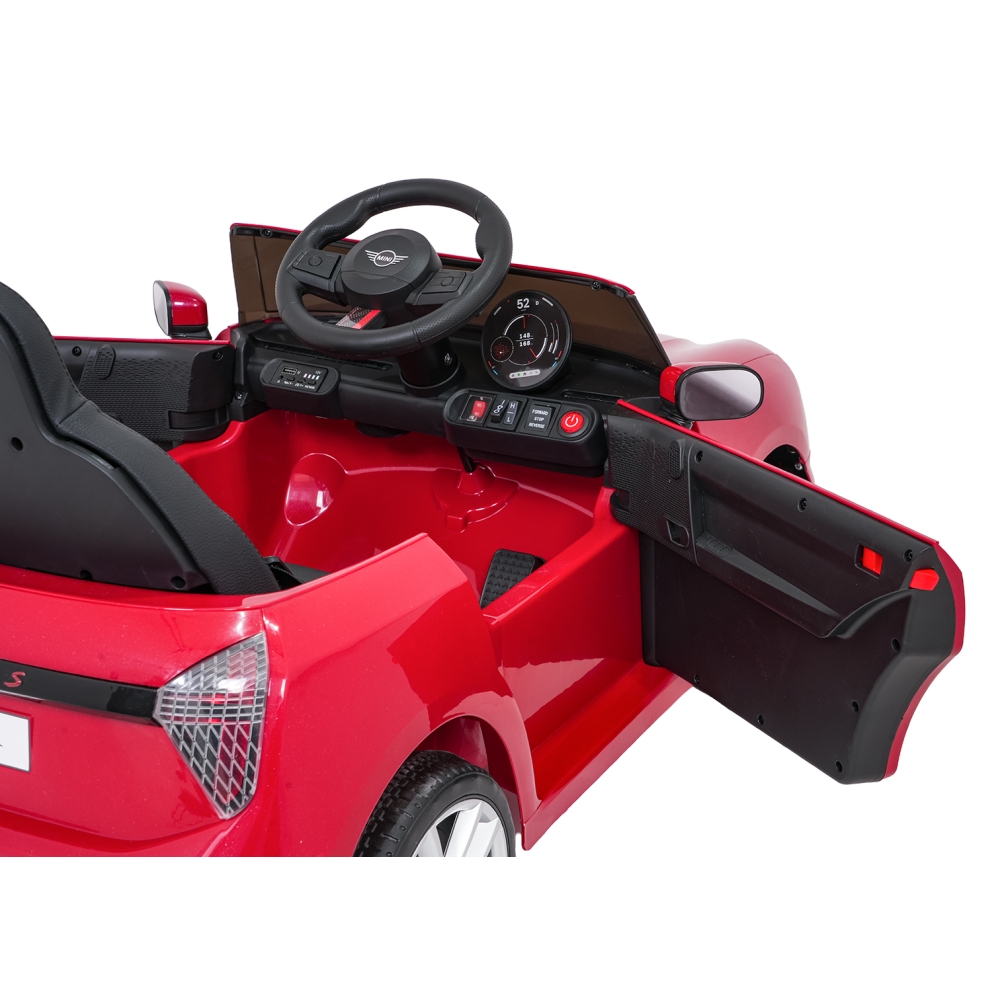 Elektromobilis Mini Cooper, Red-Elektromobiliai vaikams, Mašinos-e-vaikas