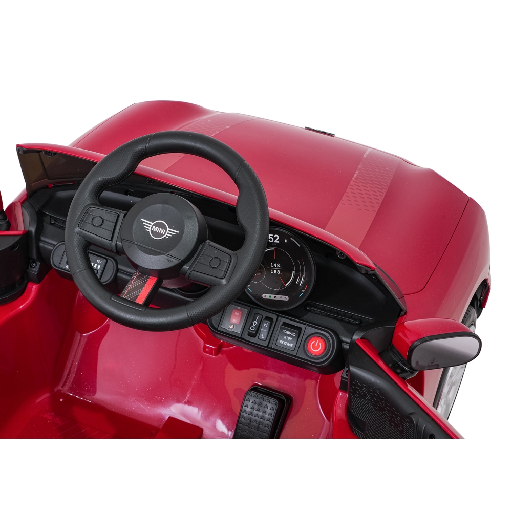 Elektromobilis Mini Cooper, Red-Elektromobiliai vaikams, Mašinos-e-vaikas
