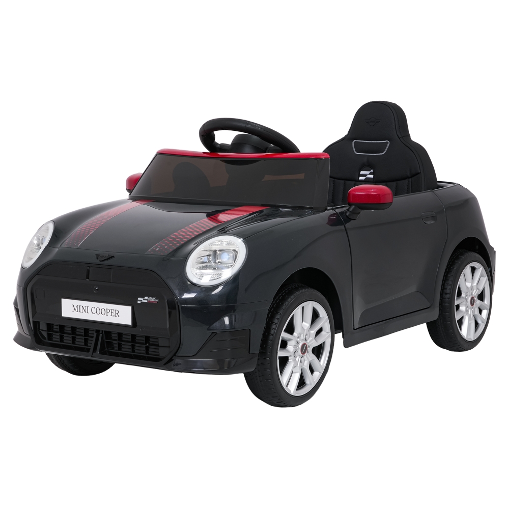 Elektromobilis Mini Cooper, Black-Elektromobiliai vaikams, Mašinos-e-vaikas