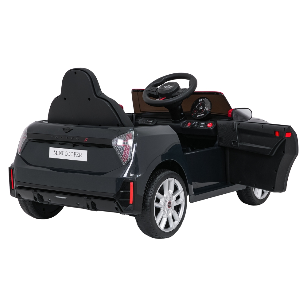 Elektromobilis Mini Cooper, Black-Elektromobiliai vaikams, Mašinos-e-vaikas