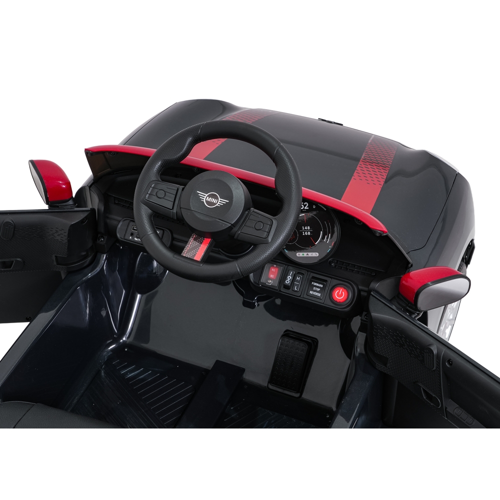 Elektromobilis Mini Cooper, Black-Elektromobiliai vaikams, Mašinos-e-vaikas