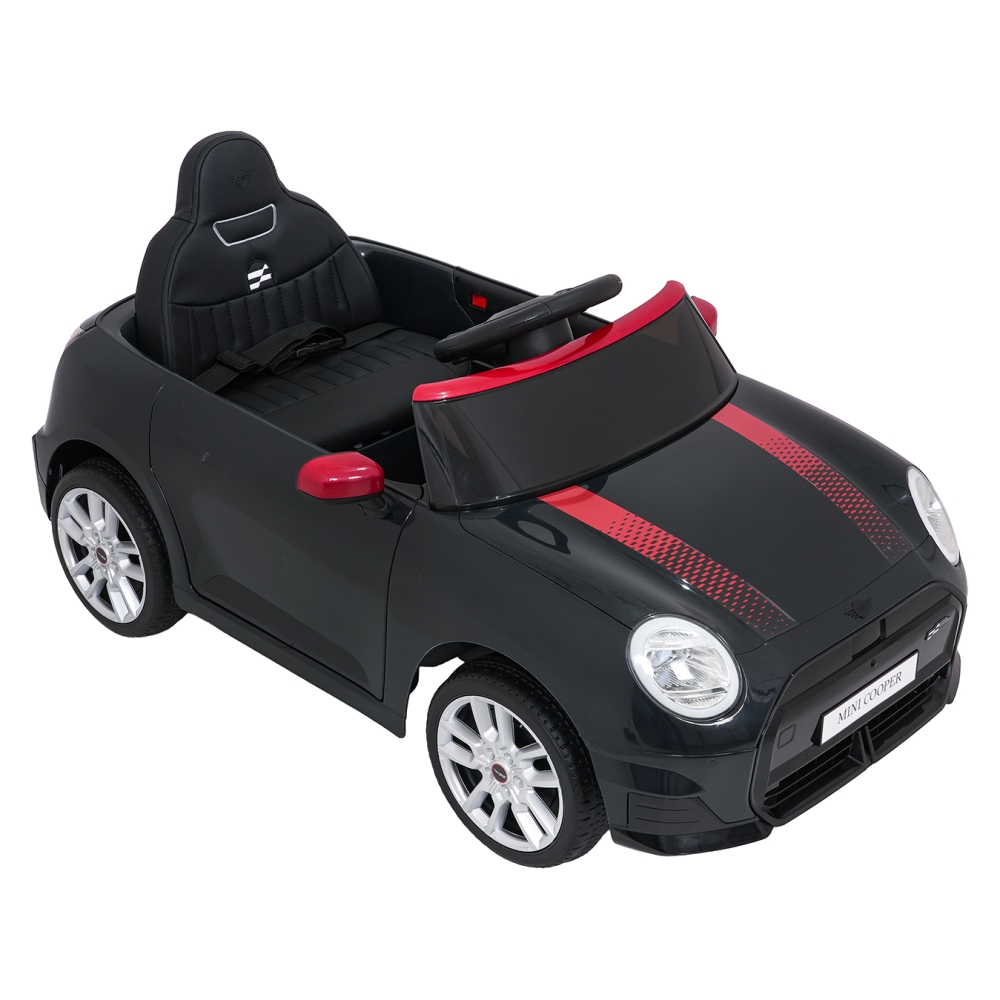 Elektromobilis Mini Cooper, Black-Elektromobiliai vaikams, Mašinos-e-vaikas