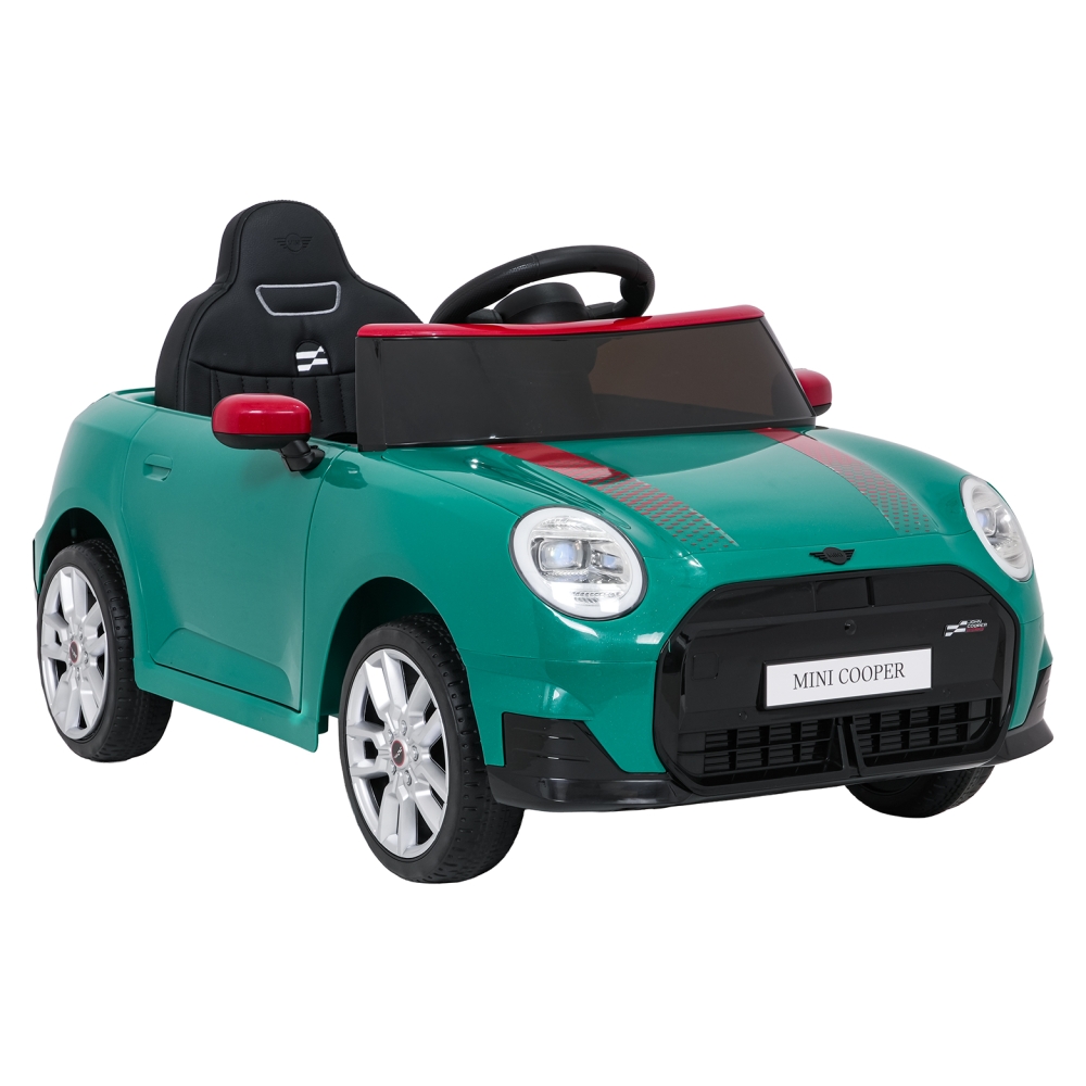 Elektromobilis Mini Cooper, Green-Elektromobiliai vaikams, Mašinos-e-vaikas